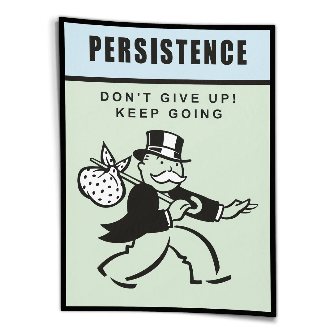 Monopoly Persistence | Plakat, widok z przodu