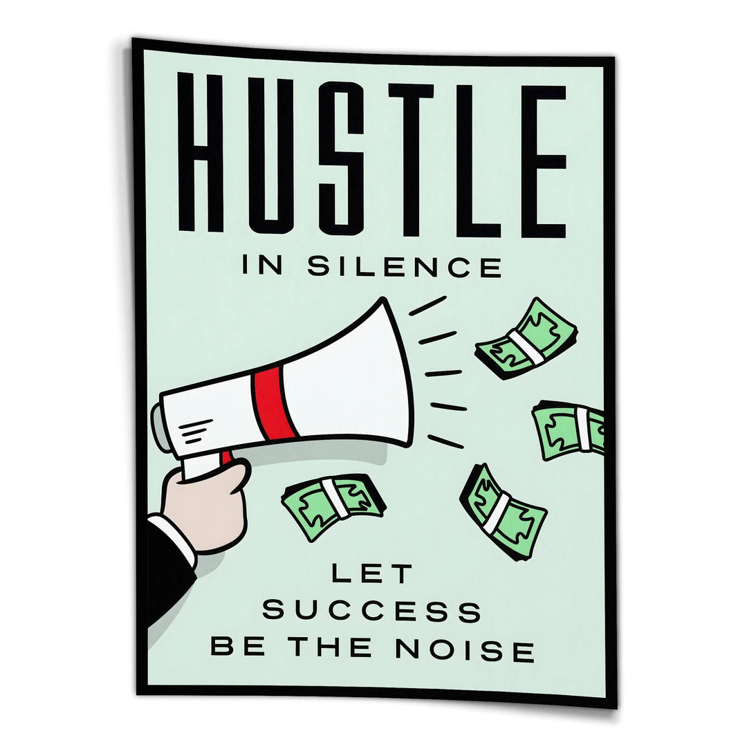 Monopoly Hustle In Silence | Plakat, widok z przodu