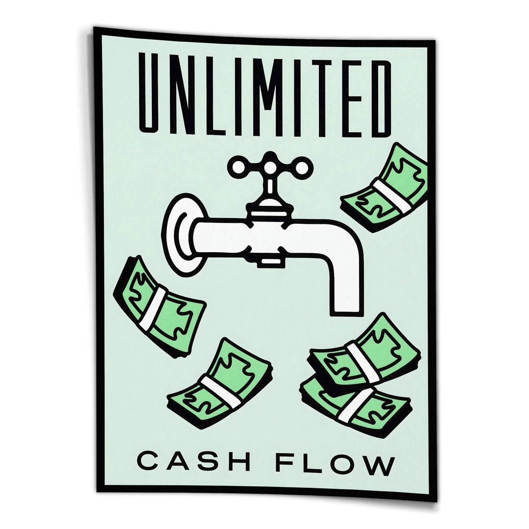 Monopoly Unlimited Cash Flow | Plakat, widok z przodu