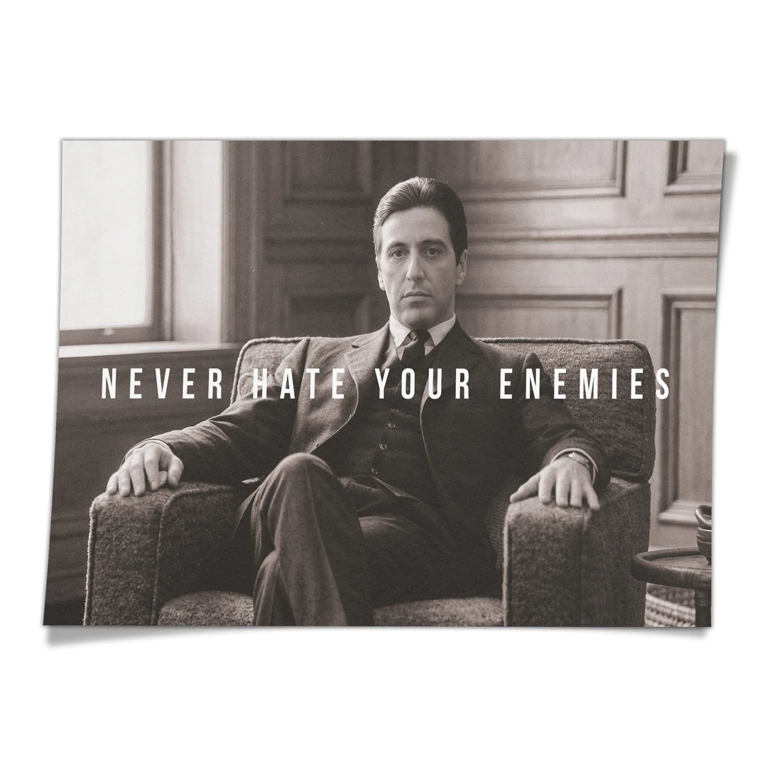 Corleone Never Hate Your Enemies | Plakat, widok z przodu
