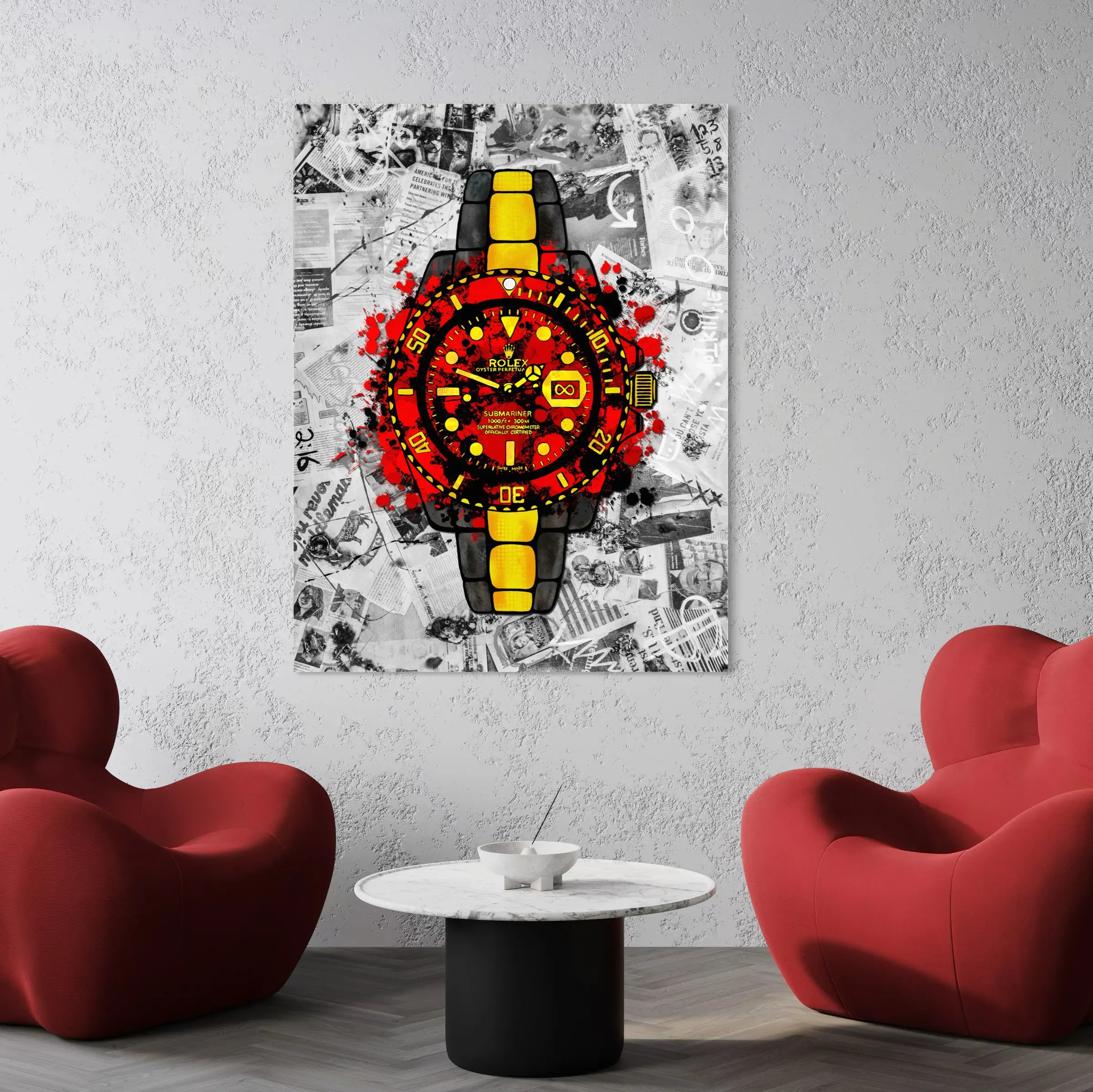 Submariner Czerwony | Plakat