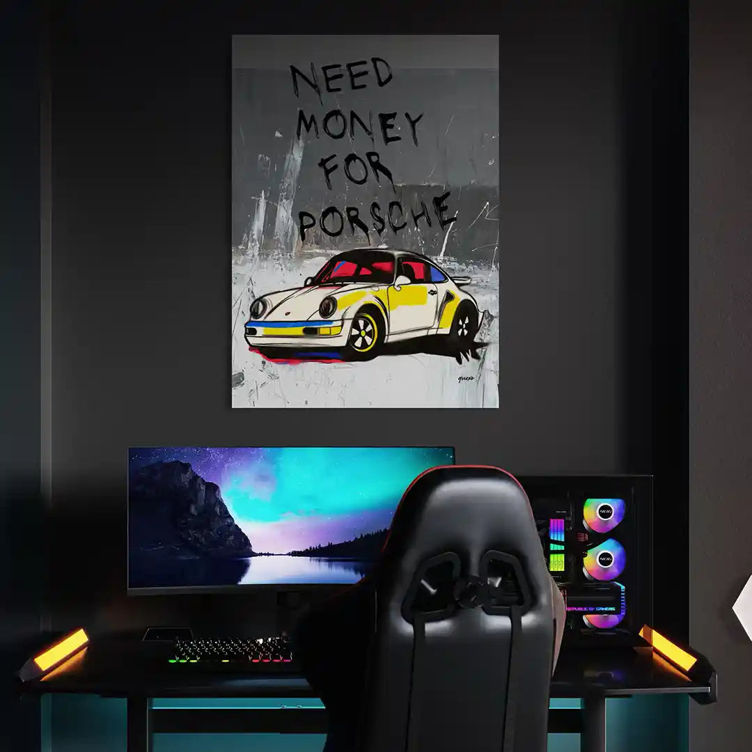 Money For Porsche | Obraz