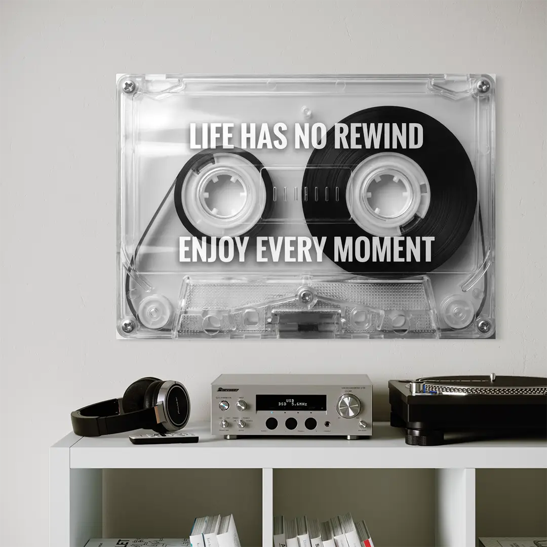 Kaseta Life Has No Rewind | Plakat
