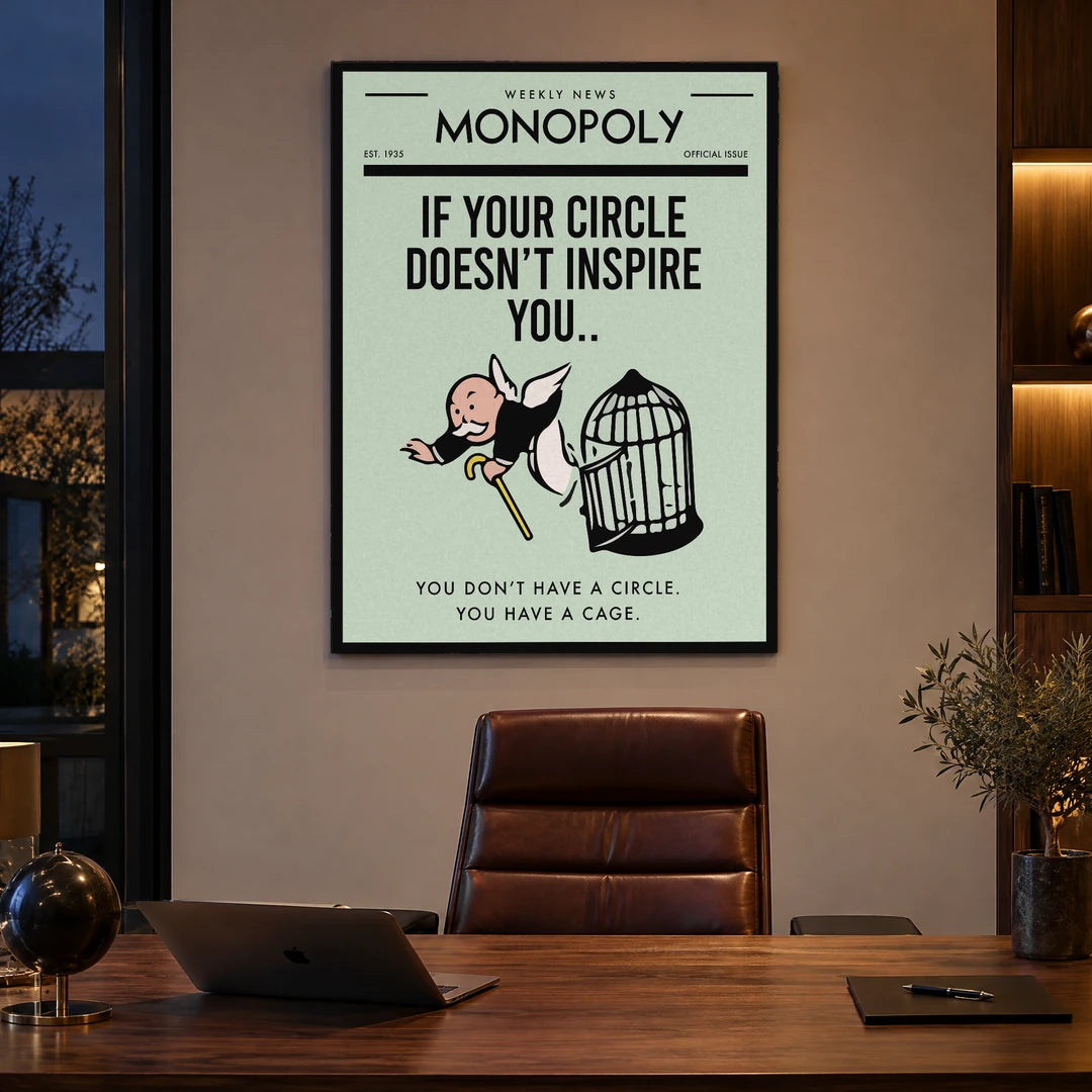 Monopoly If Your Circle Doesn't Inspire You | Plakat, we wnętrzu
