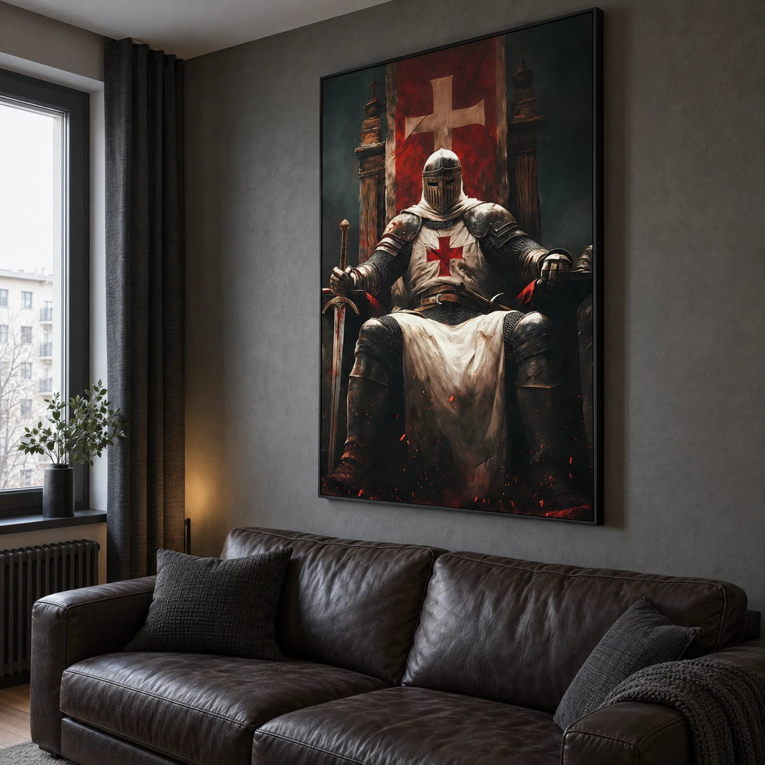 Rycerz Templariusz | Plakat, we wnętrzu