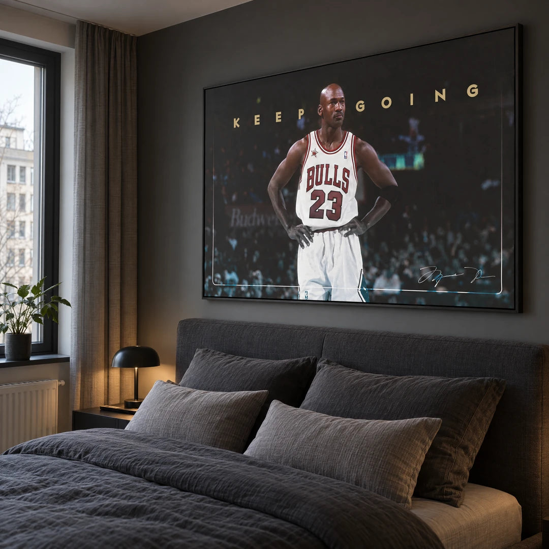 Michael Jordan Keep Going | Obraz, we wnętrzu