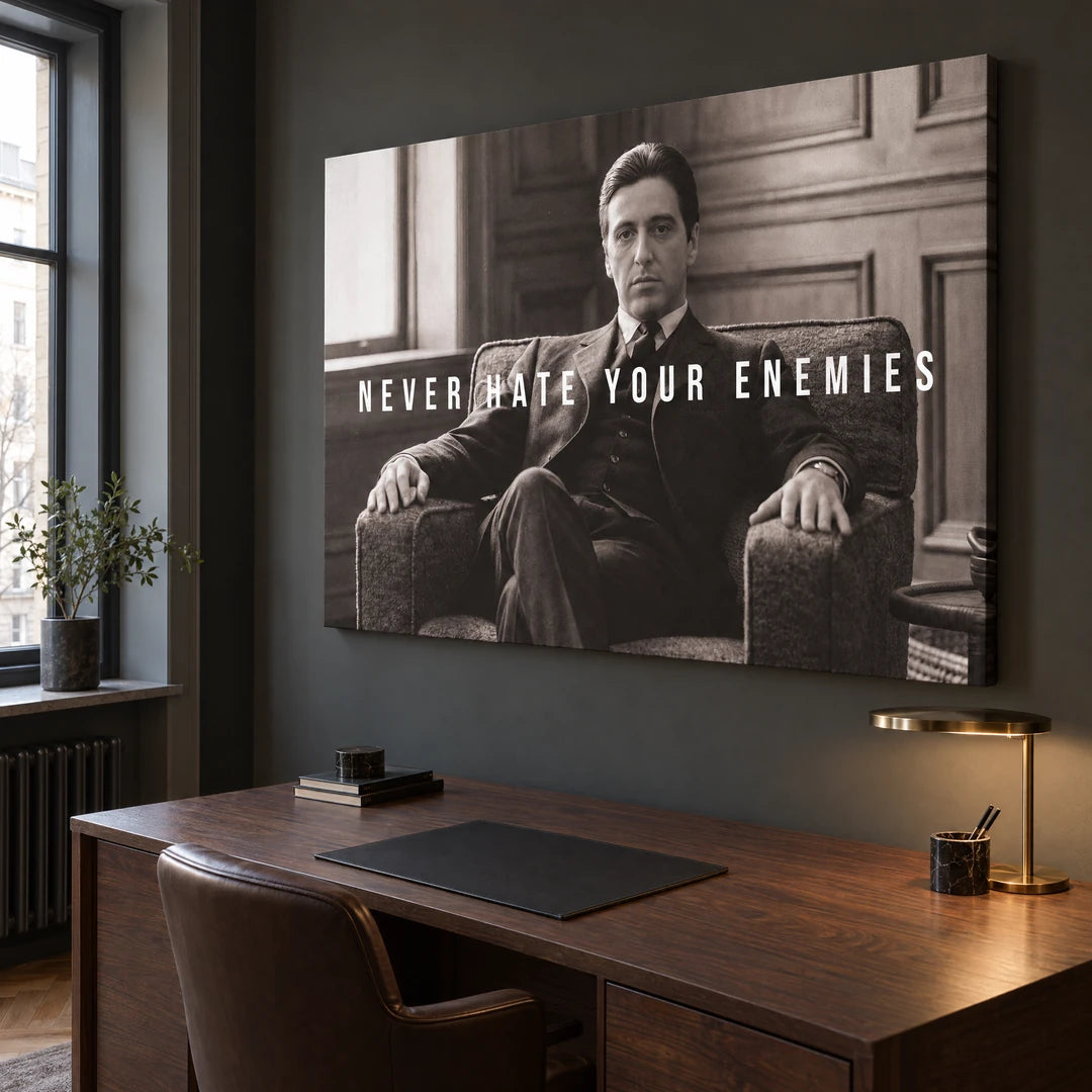 Corleone Never Hate Your Enemies | Obraz, we wnętrzu