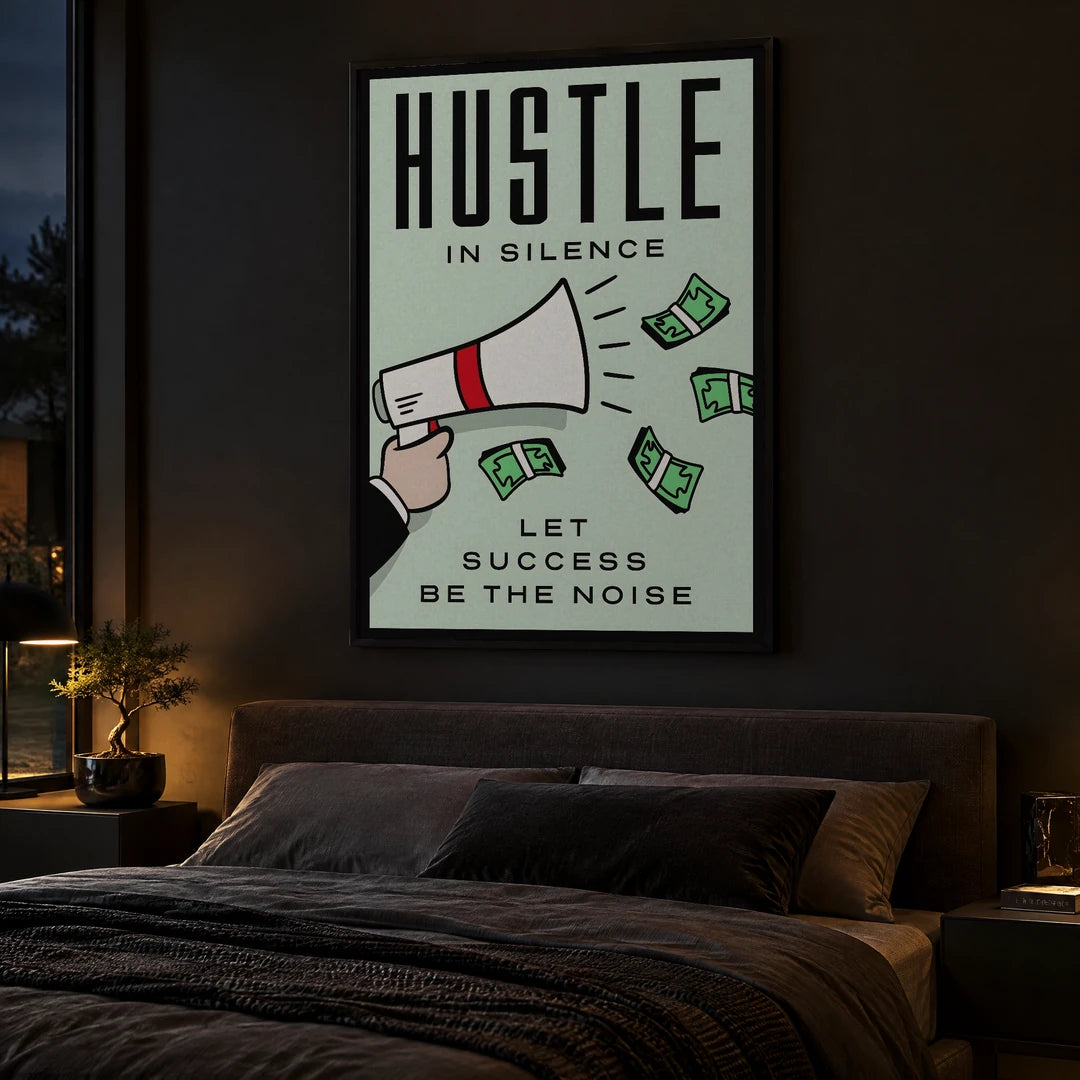 Monopoly Hustle In Silence | Plakat, we wnętrzu