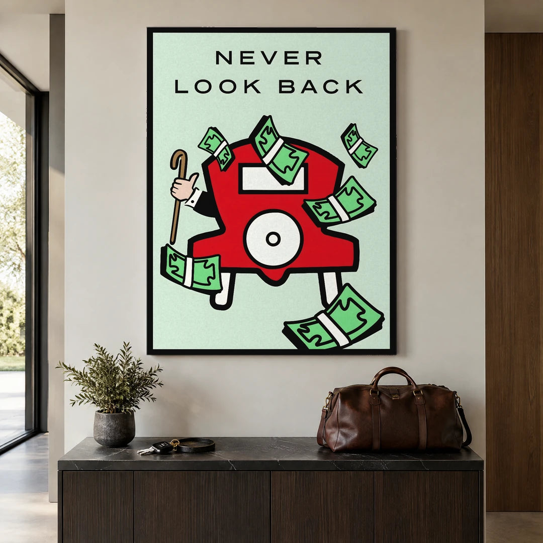 Monopoly Never Look Back | Obraz, we wnętrzu