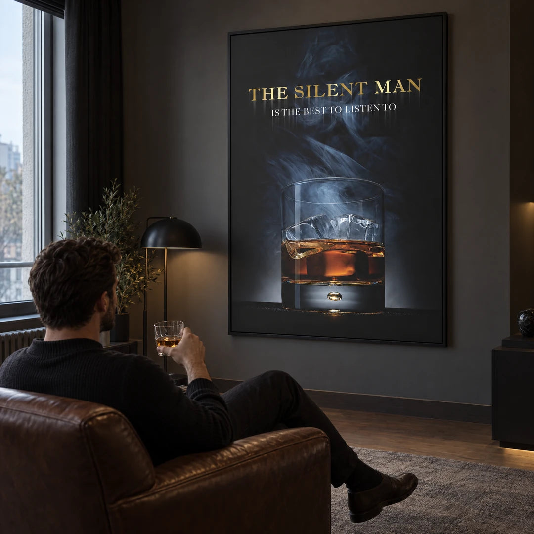 The Silent Man Whiskey | Obraz, we wnętrzu