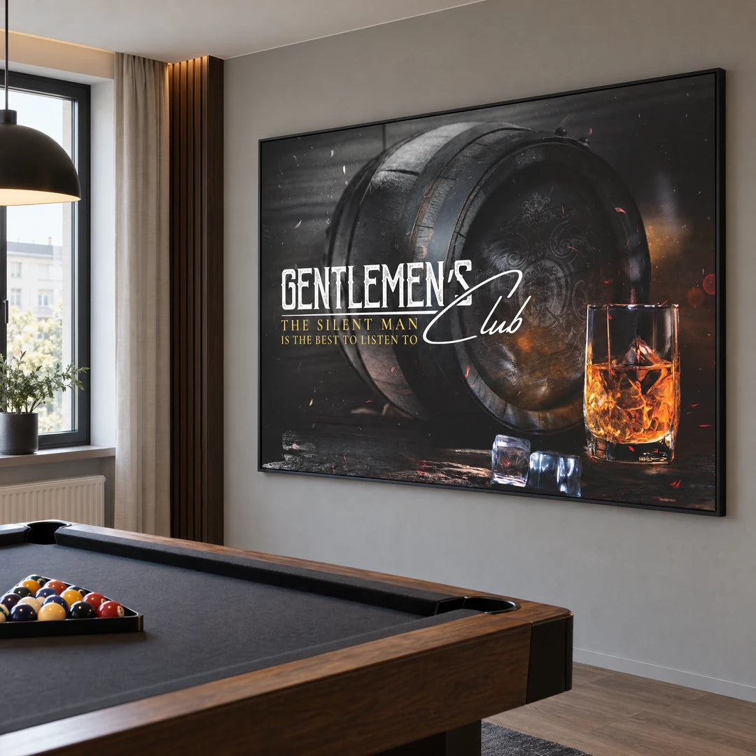 Gentlemen's Club Whiskey | Obraz, we wnętrzu