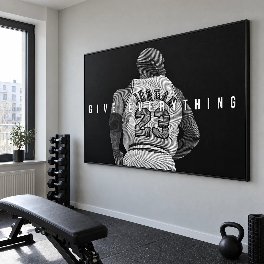 Michael Jordan Give Everything | Obraz, we wnętrzu