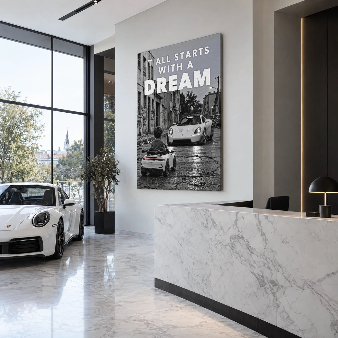 It All Starts With A Dream Mission S | Obraz, we wnętrzu
