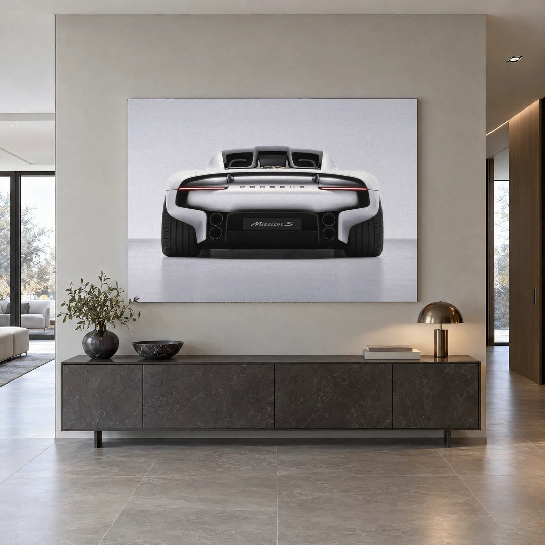 Porsche Mission S z Tyłu | Obraz, we wnętrzu