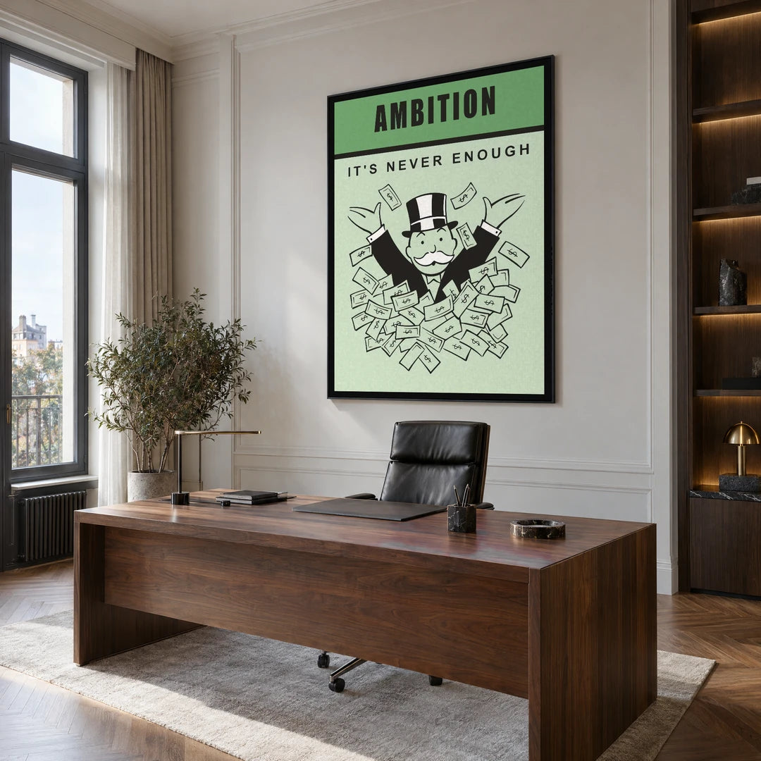 Monopoly Ambition | Plakat, we wnętrzu