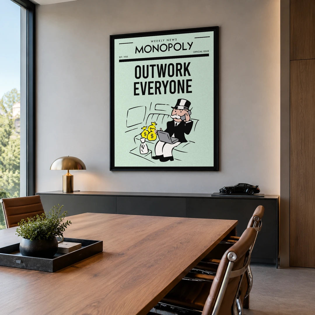 Monopoly Outwork Everyone | Obraz, we wnętrzu