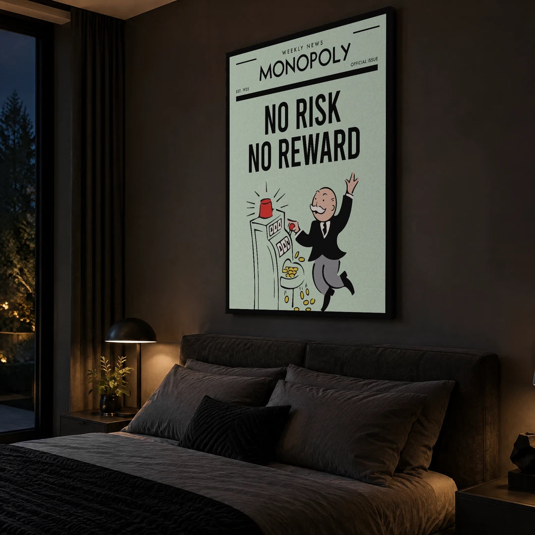 Monopoly No Risk No Reward | Obraz, we wnętrzu