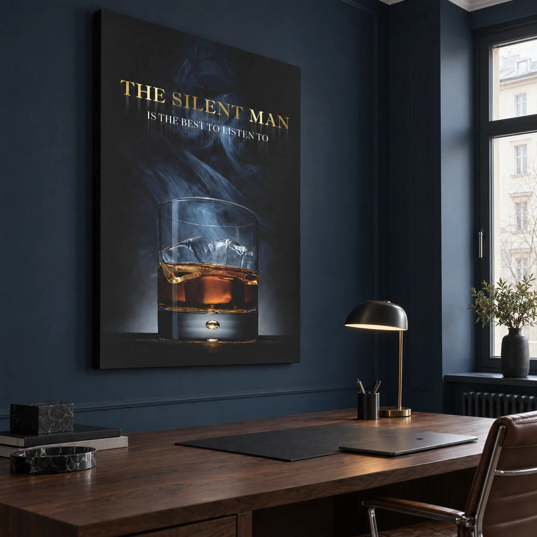 The Silent Man Whiskey | Obraz, we wnętrzu