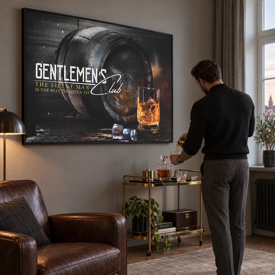 Gentlemen's Club Whiskey | Obraz, we wnętrzu