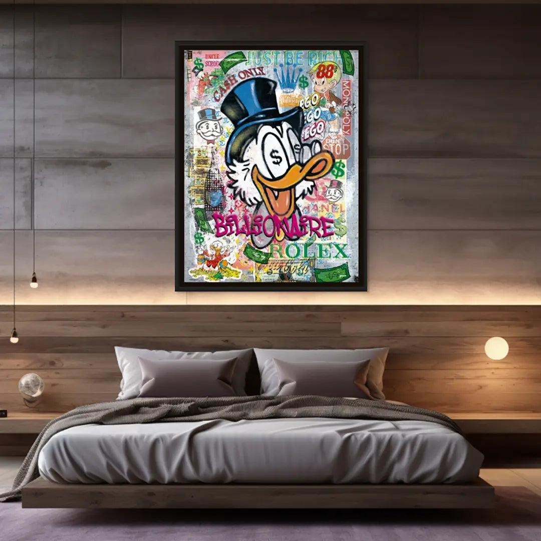 Billionaire Scrooge | Canvas