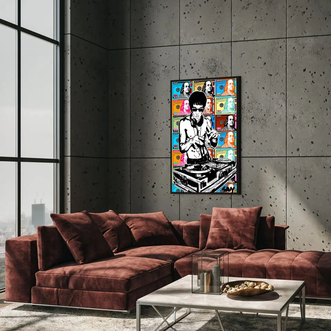 Bruce Lee DJ | Obraz