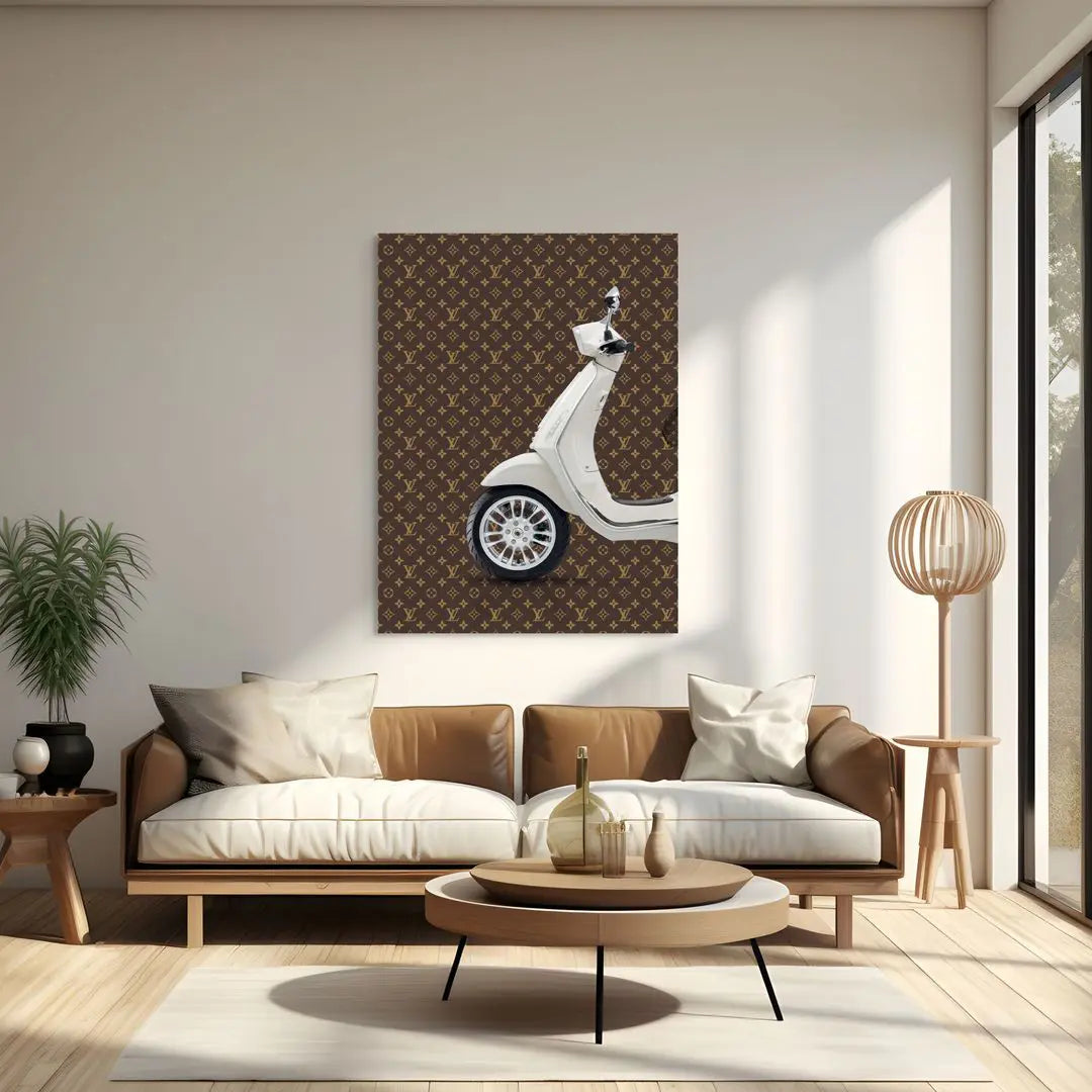 Vespa Louis Vuitton Przód | Obraz
