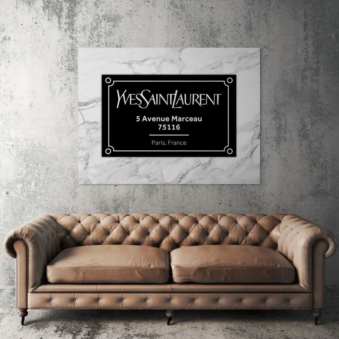 YSL Street Sign | Canvas