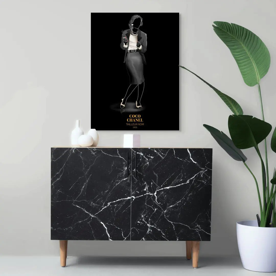 Coco Chanel Ikoniczna Sukienka | Plakat