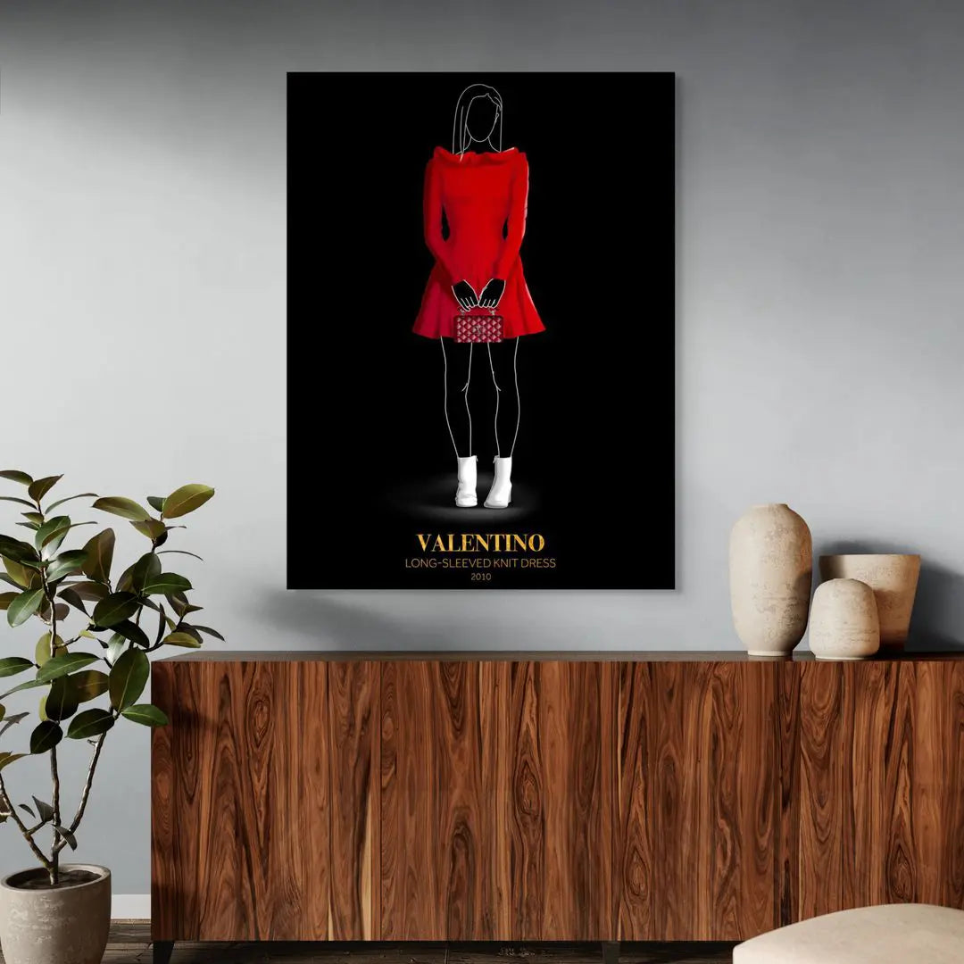 Valentino Ikoniczna Sukienka | Plakat