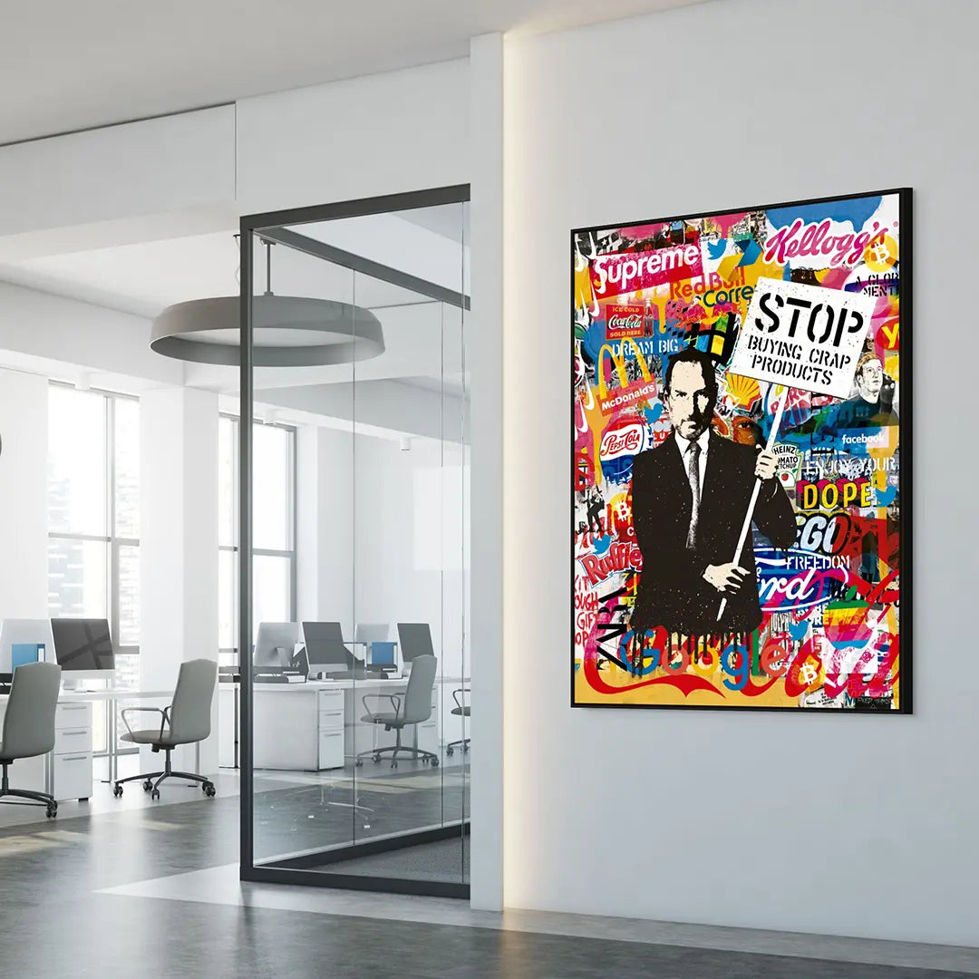 Steve Jobs: Stop Buying Crap Products | Obraz