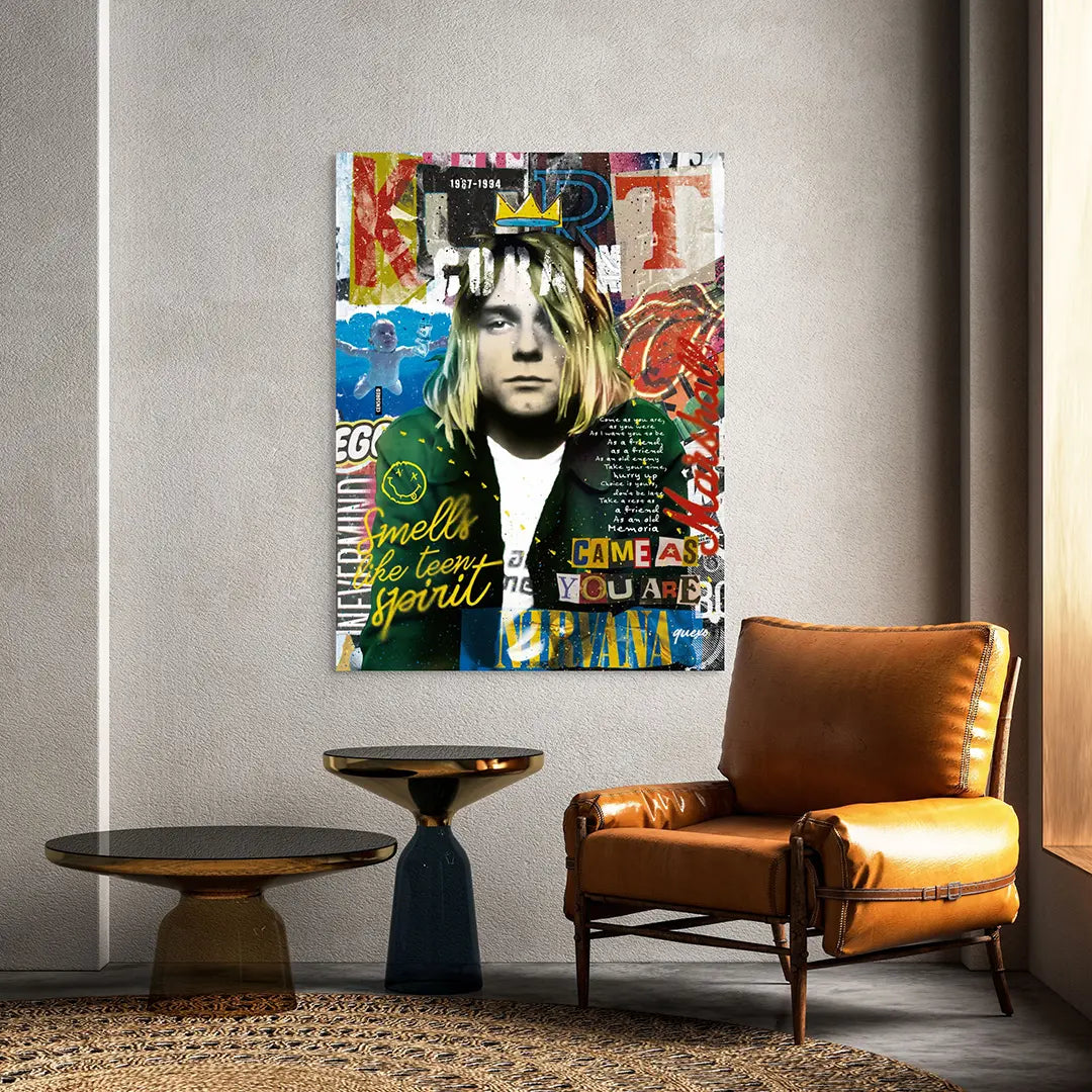 Kurt Cobain - Smells Like Teen Spirit | Plakat