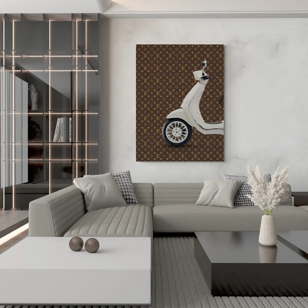 Vespa Louis Vuitton Przód | Obraz