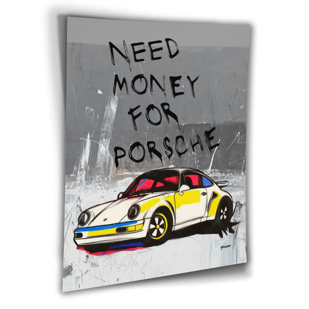 Money For Porsche | Plakat