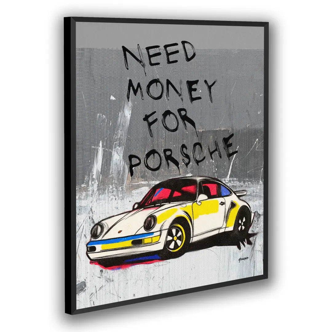 Money For Porsche | Plakat