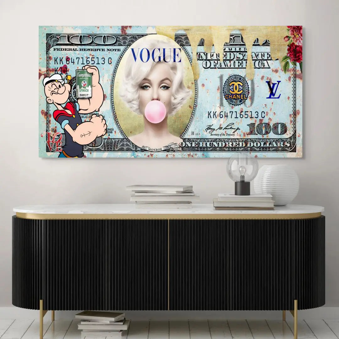 Marilyn Monroe Dollar | Canvas