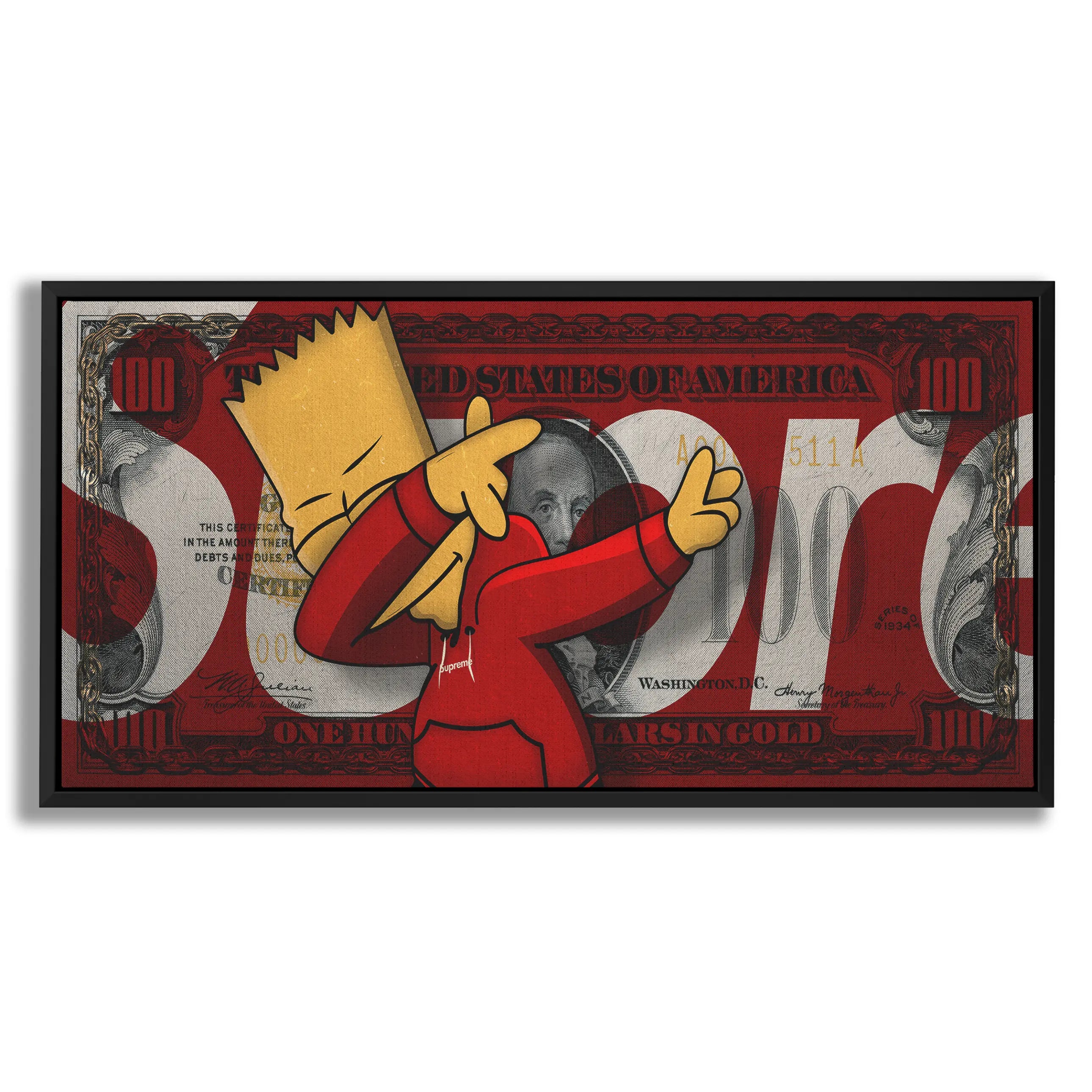 The Simpsons Supreme Dollar | Obraz