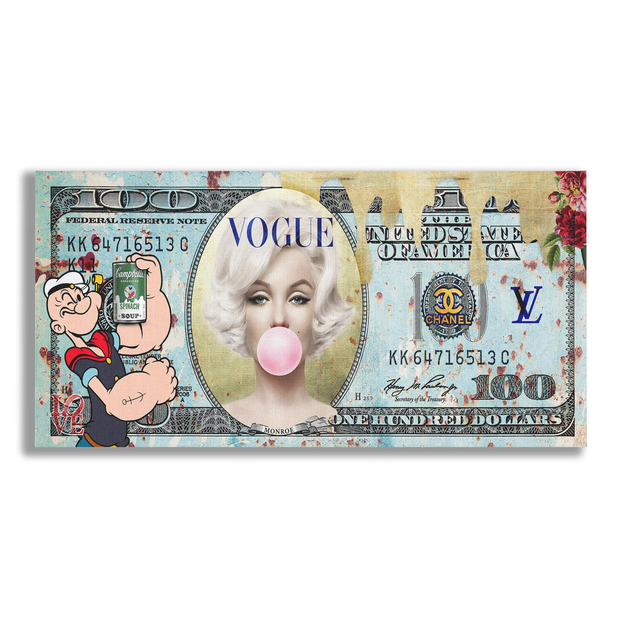 Marilyn Monroe Dollar | Canvas