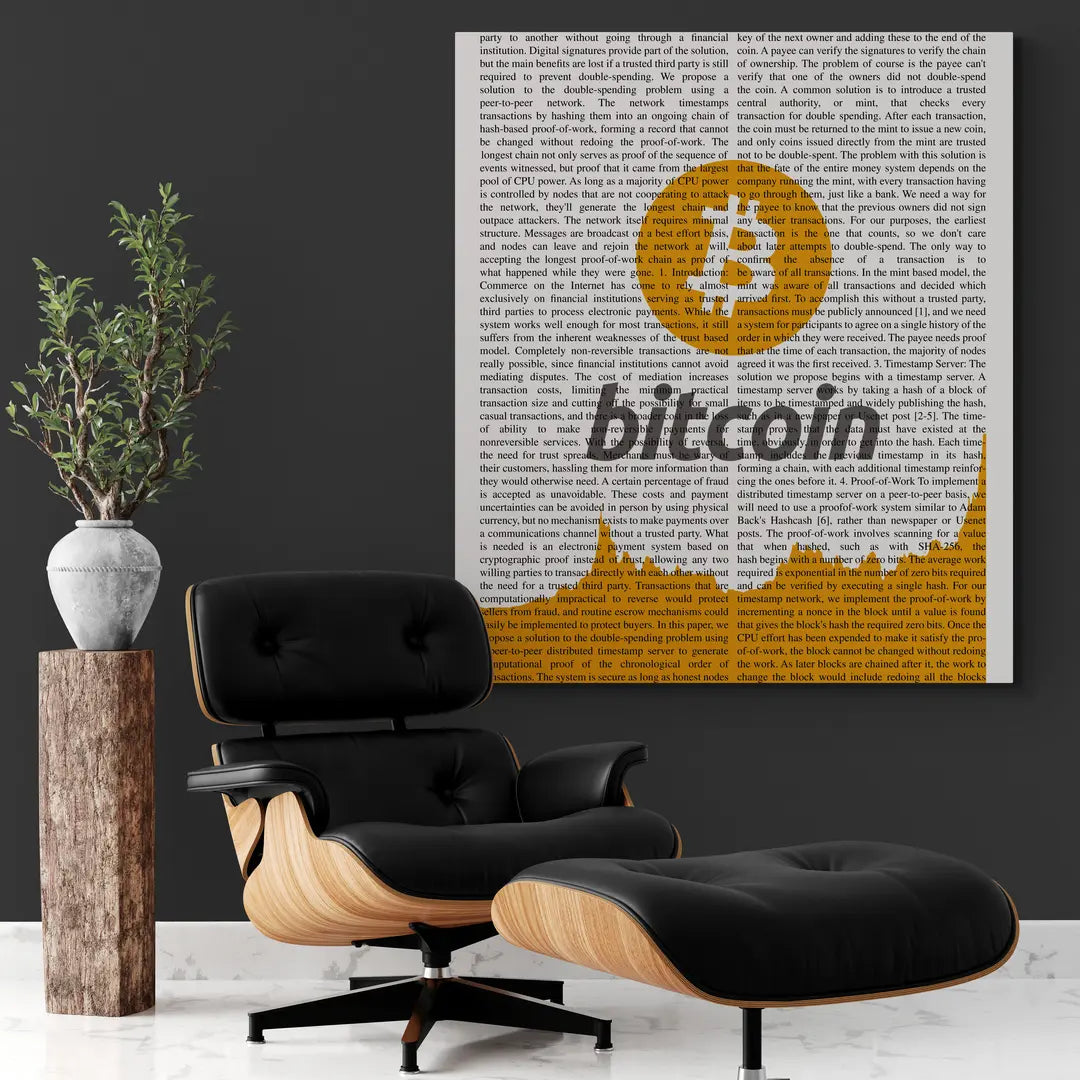 Bitcoin Whitepaper | Plakat