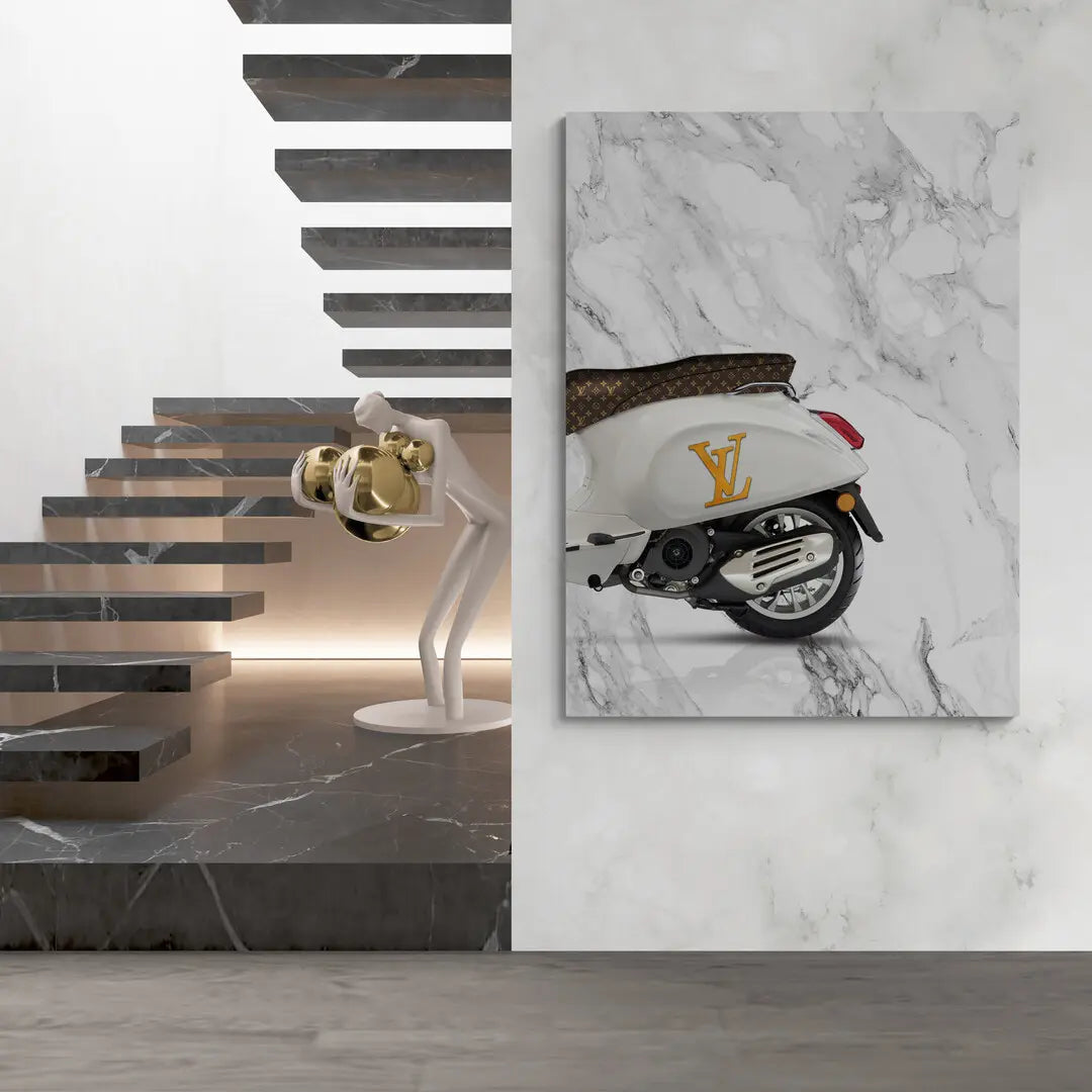 Vespa Louis Vuitton Back